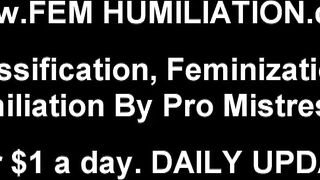 Du bist für mich nichts weiter als ein Weichei-Schlampen-Sexspielzeug