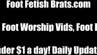 Leyla's feet get pampered