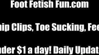 Deixa eu te dar um belo footjob