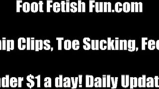 El paraíso del fetiche de pies de cuatro chicas