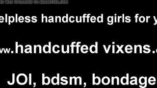 There is no way I can get out of these handcuffs JOI