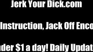 Cum for your dominant ebony mistress JOI