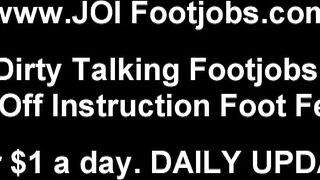 Non vedo l'ora di farti un footjob JOI