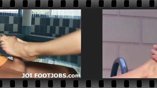 Posso adorare il tuo cazzo con i miei piedi?