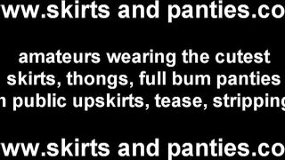 Puoi sbirciare sotto la mia gonna mentre riordino