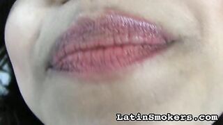 Impromptu smoking erotica video