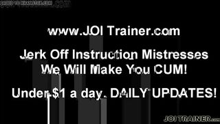 Je m'assurerai que tu jouisses deux fois JOI