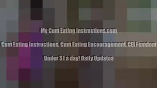 Trágate tu semen para tu vecino cachondo JOI