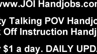 Lass mich deinen Schwanz mit einem schönen POV-Handjob JOI verwöhnen