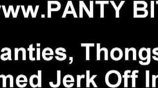 I totally caught you sniffing my panties JOI