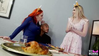 SEXY MAMA - Stiefmutter und Töchter Thanksgiving-Leckerbissen!