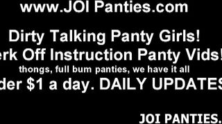 Prenderò le mie mutandine e le avvolgerò intorno al tuo cazzo JOI