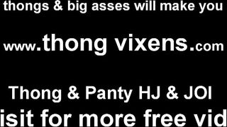 Você não consegue resistir a mim quando uso uma tanga – JOI