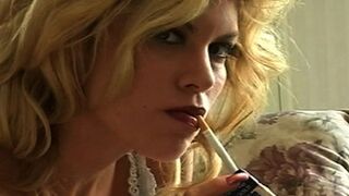 Sexy Smoker Strikes a Pose