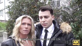 DEBT4k. A noiva tcheca Claudia Macc transou