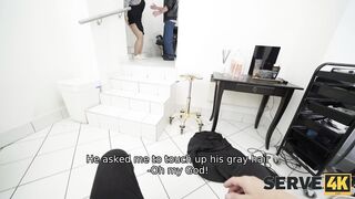 SERVE4K. Follando de nuevo. Sexo apasionado con Sofia Lee