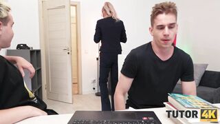 YOUNG RUSSIAN TEACHERS LEARN HOW TO MAKE YOU CUM. TUTOR4K