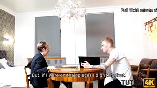 TUTOR4K. Lehrerin ist eine angesehene Frau, die sich beim Sex wie eine Schlampe verhält