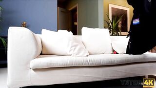 TUTOR4K. Tricky guy seduces teacher after discovering