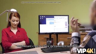 VIP4K. Redhead Isabella Lui with huge hooters has sex