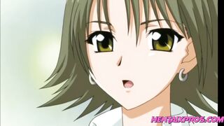 Hentai: Junger Jungfrauenjunge bittet vollbusige MILF um Sex