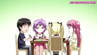 Sesso romantico bollente hentai senza censure