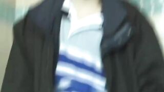 Christian Beats Off In Toilet