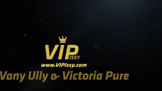 Vipissy - Pissing lesbians get each other off with sex toys