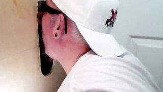 Gloryhole Black Cock Suck and Fuck