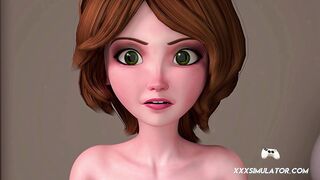 ◆ Tante Cass bückt sich für einen großen Creampie