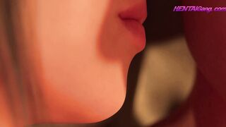 • Una matrigna con tette enormi cavalca il suo giovane figliastro in una scena tabù in 3D calma e bollente (4K)