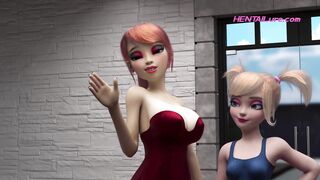 Gamer Dickgirl si fa scopare violentemente in un gioco di ruolo selvaggio ◇ PREMIUM 3D FUTA