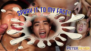 Vaporisez-le sur mon visage - Cum-pilation