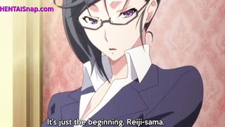 MILF Harem prende il controllo e cavalca il suo cazzo in una selvaggia sessione di creampie hentai