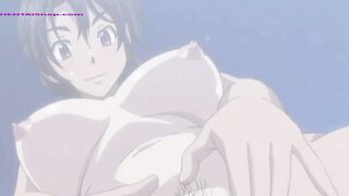 L'amante MILF scopa duramente e fa venire un creampie al suo partner in una bollente scena romantica hentai