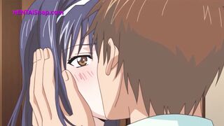 Meia-irmã HENTAI de seios grandes é fodida profundamente e gozada em luxúria proibida