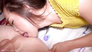 Lee 3: Blusa amarilla, beso negro, creampie