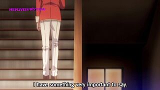 MILF HENTAI com peitos grandes é fodida profundamente e gozada selvagemente na cama