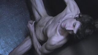 Johnny Squirt se masturba en el Gloryhole - Johnny Squirt