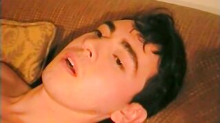 Eric si accarezza il cazzo sul divano - Eric Esteves