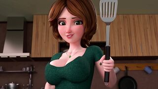 Grandi tette e suole morbide trasformano questa MILF bollente in una regina dello sperma ◆ HENTAI 3D