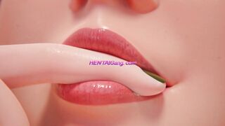 ▸ MILF con un gran culo viene scopata duramente in una vacanza in 3D con creampie anale