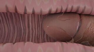 ◆ Profesora que habla sucio enseña sexo con pasión y creampie anal