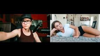 Bekommst du keine Erektion, wenn du deiner Stiefschwester beim Masturbieren zusiehst?