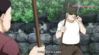 Professeur et élèves enlevés par des villageois lors d'un rituel dans une forêt sombre ● HENTAI ultra-hot