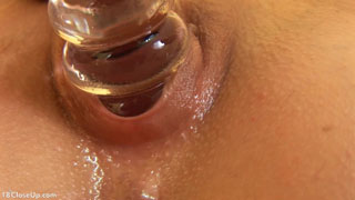 18 Year Old Emily has a Wet Orgasm Closeup