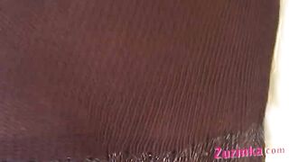 Amazing Zuzinka teased by her boyfriend in a field