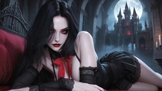 Fantasia dagli occhi cremisi: una storia d'amore in 3D scatena desideri proibiti sotto l'incantesimo di mezzanotte