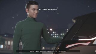 La esposa es infiel en busca de un amor secreto mientras el marido cornudo observa.