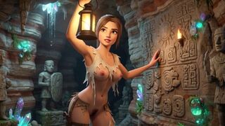 Lara Croft descubre un antiguo tesoro amazónico perdido durante siglos - Animación con IA